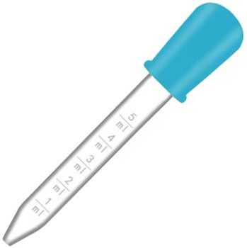 Safety Silicone Graduated Dosing Pipette, 5 ml