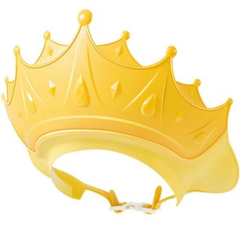 baby bath rinse shield crown yellow