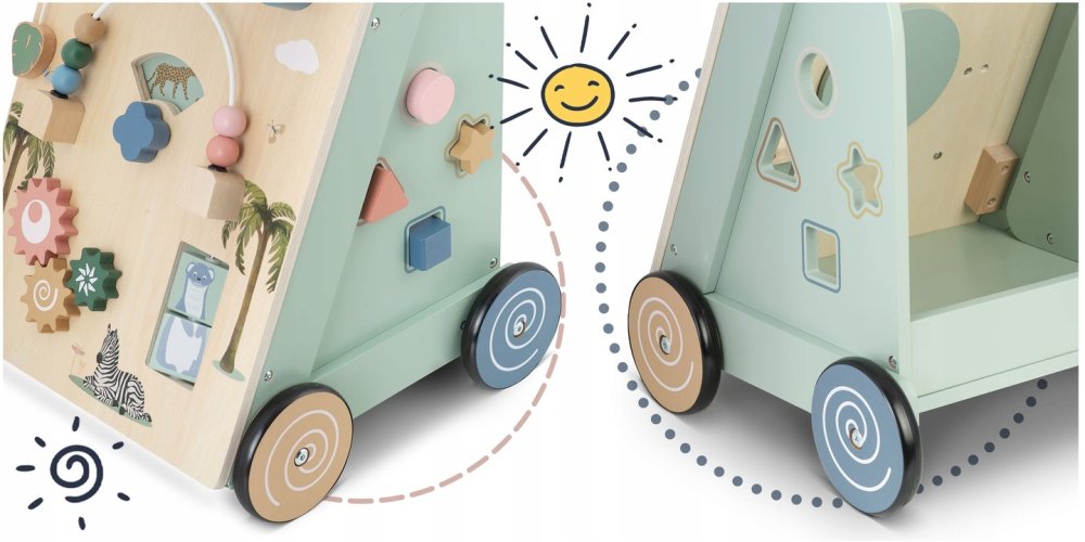 Wooden Push Walker NK-857 Nukido (3)