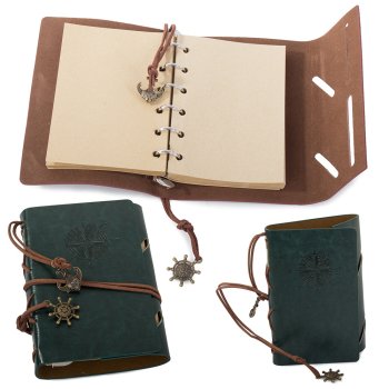 Traveler’s Notebook – Retro Vintage Journal, Green