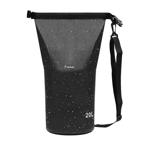 Waterproof Dry Bag 20L for Kayaking and Boating, Black (3)