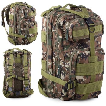 Tactical military backpack survival 30L, green