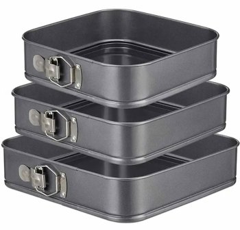 Baking molds for flour products, 3 pcs. (24/26/28cm)