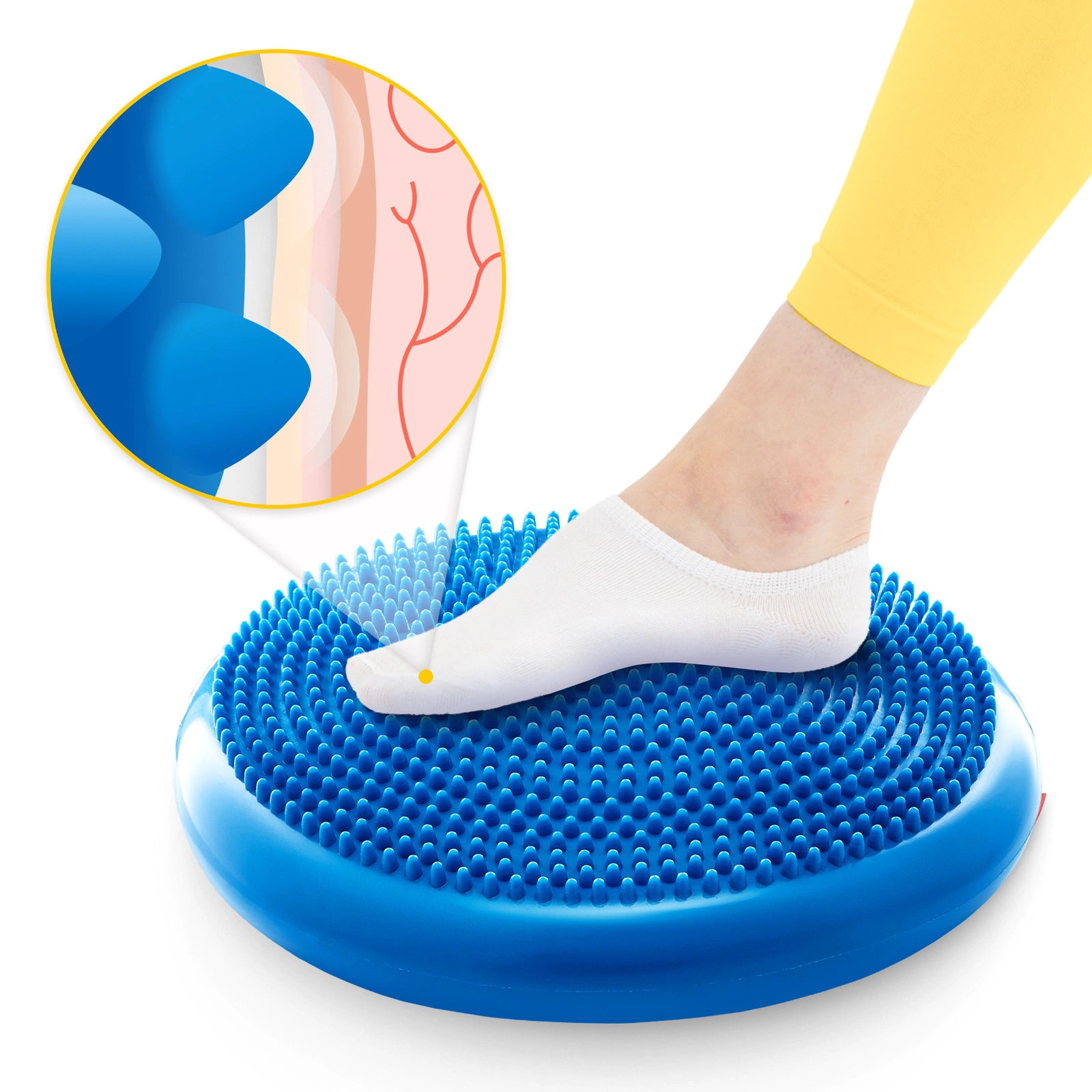 PRO+ Balance Disc Wobble Cushion 33 cm, Blue (0)