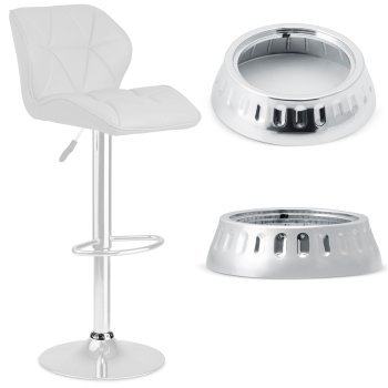 Bar Stool Base Cover for Sofotel 2516, Silver