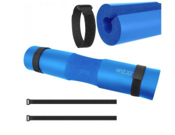 4FIZJO Barbell Squat Foam Pad, Neck & Shoulder Protector, Fitness Bar Pad with Securing Straps for Weight Lifting...