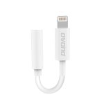 Dudao Converter Adapter from Apple Lightning to Minijack AUX 3.5mm Audio Cable, white