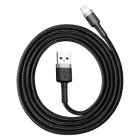 Baseus Cafule USB Apple Lightning Data Charging Cable 1,5A 2m, Gray / Black