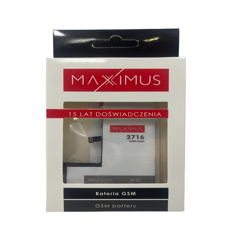 Maxximus Replacement Battery for iPhone X 2716 mAh 616-00346 (2)