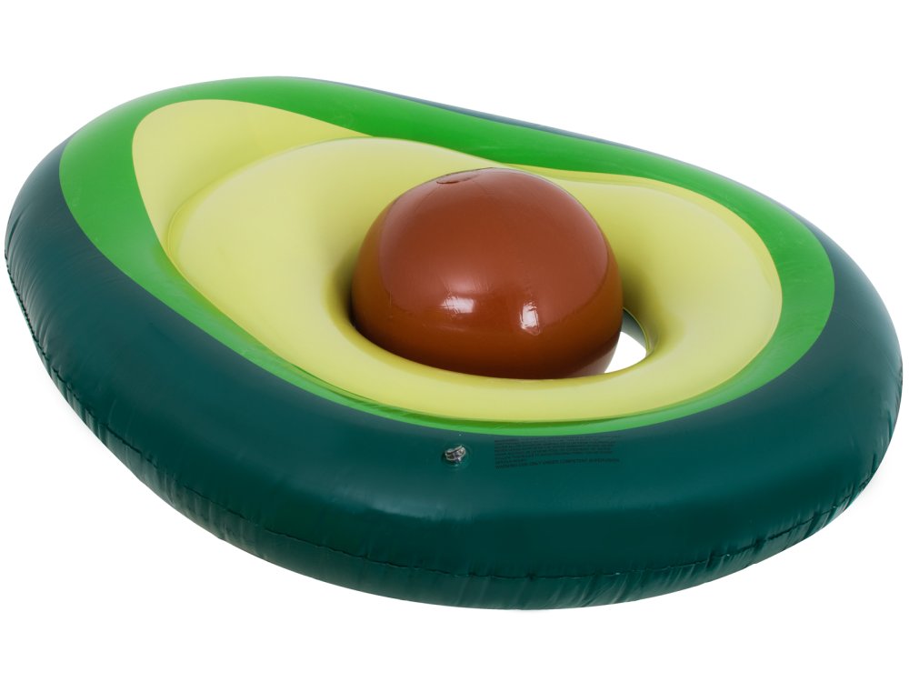 Inflatable Floating Mattress with a Ball Avocado, 150x120 cm (4)