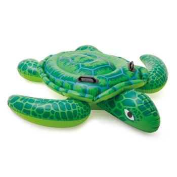 INTEX Inflatable Turtle Ride-On Pool Float for Kids 57524
