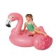 Inflatable kids mattress, flamingo shape, Intex 57558, pink