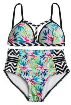 High-Waisted Swimsuit, Size S