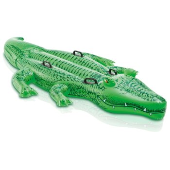 Intex Inflatable Crocodile Ride-On Pool Float with Handles 203x114 cm 58562