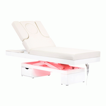 Spa Cosmetic Recliner Azzurro 815B Luminous White Heated