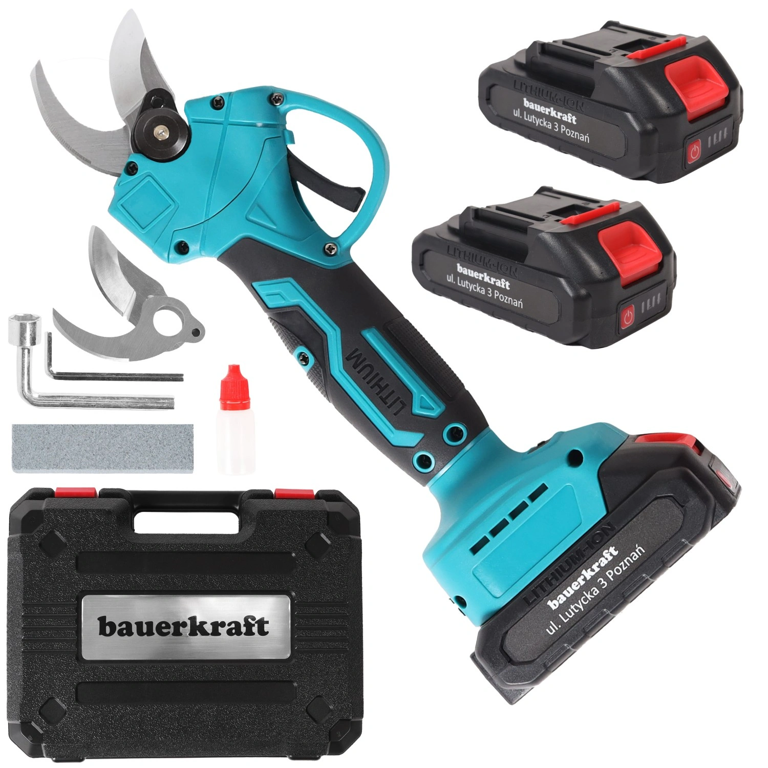 Cordless Electric Pruner 21V Battery Powered Pruning Shears for Branches