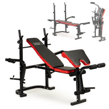 Adjustable Weight Bench with Preacher Curl and Leg Extension ModernHome