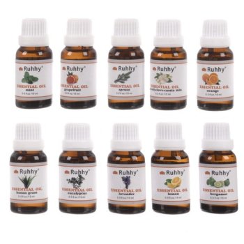 Aromatherapy Essential Oil Set, 10x15ml