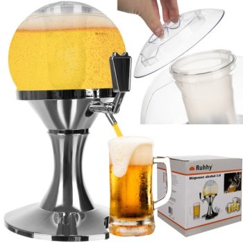 Dispenser Pourer for Beer Wine Juice Lemonade, 3.5L