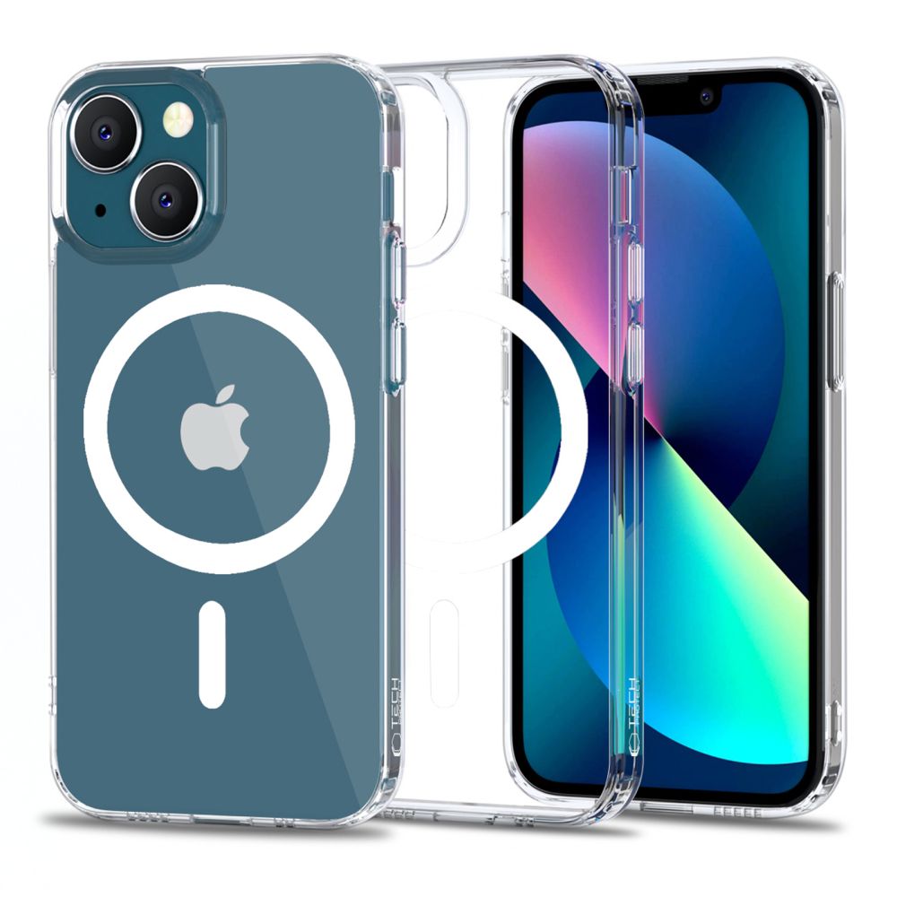 Apple iPhone 13 6.1'' Tech-Protect MagMat MagSafe Case Cover, Transparent