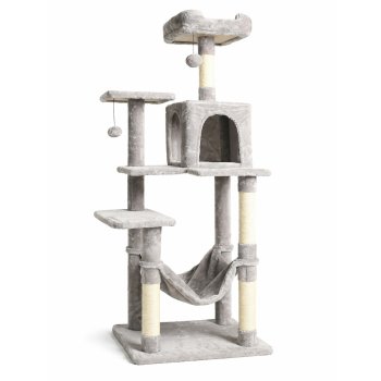Cat Tree Tower with Scratching Post and Bed 7 Levels
