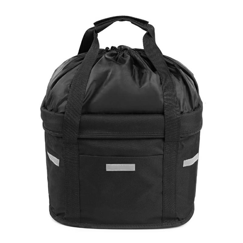 Detachable Bicycle Basket for Handlebars, Foldable Quick-Release Bag (0)