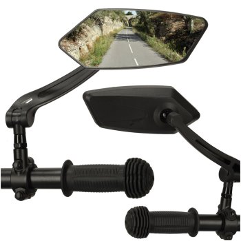 Adjustable 360° Bicycle Rear View Handlebar Mirrors Set of 2
