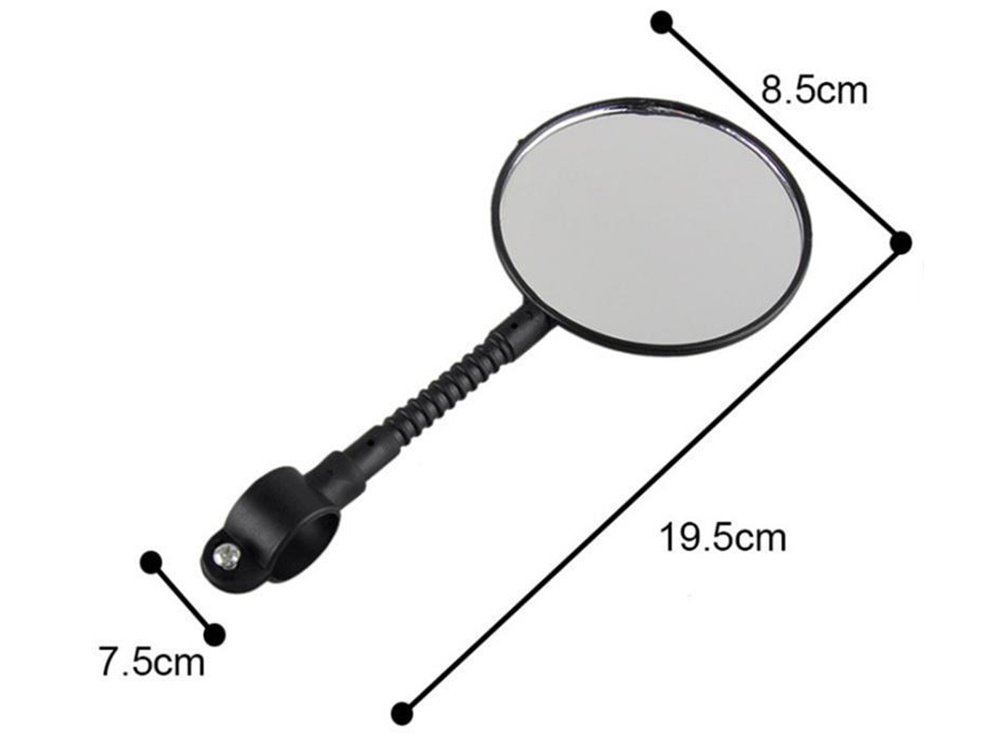 Bicycle Rear-View Mirror With Reflector (3)