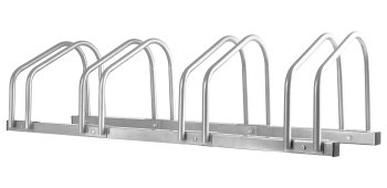 4-Bike Rack Heavy-Duty Floor or Wall Mount Stand for Garage and Outdoor Storage