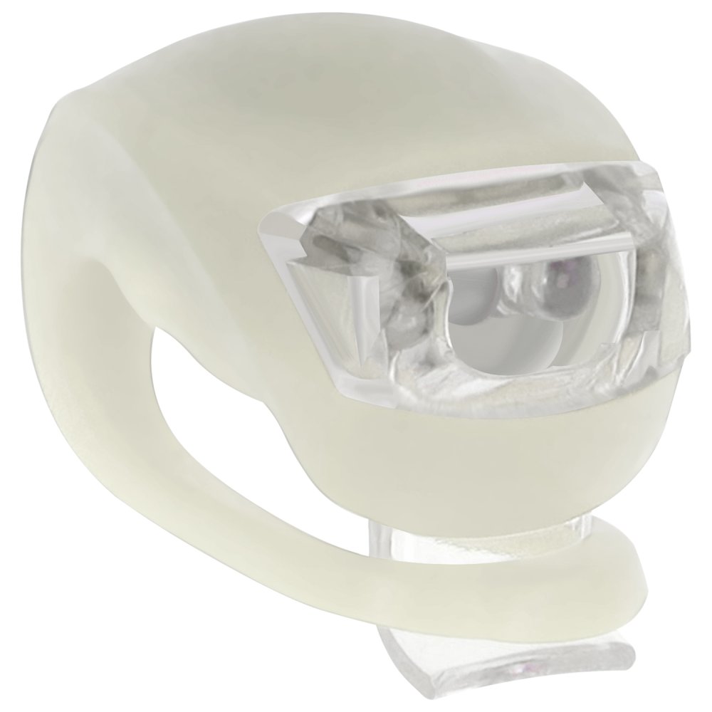 Silicone Bike Lights Set Setty LR-01, White and Red (2)