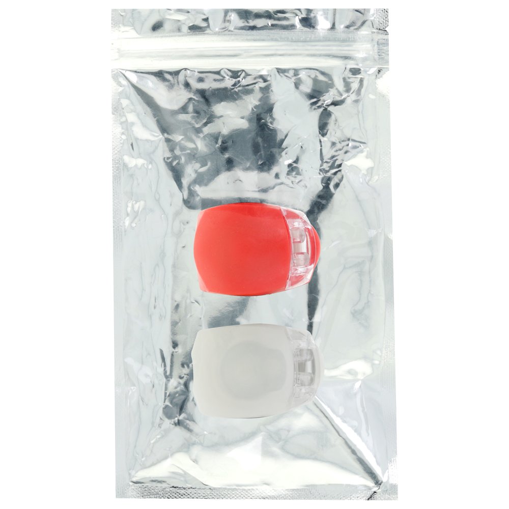 Silicone Bike Lights Set Setty LR-01, White and Red (1)