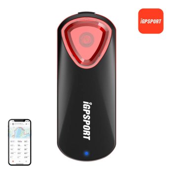Smart Rear Bike Light iGPSPORT SR30 with Radar & Brake Sensor ANT+
