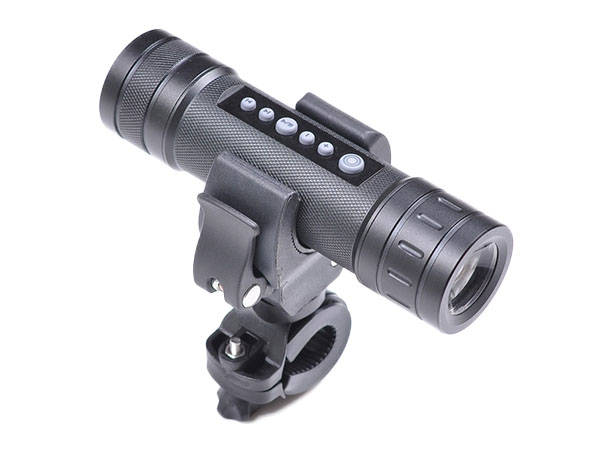 Universal Adjustable Bicycle Handlebar Flashlight Holder (3)