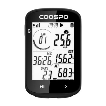GPS Bike Computer Coospo CS500 2.6" LCD ANT+ Bluetooth