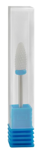 Ceramic Cone Bit F6447 Ø6.0 mm, White (Medium), for Nail Drill (1)