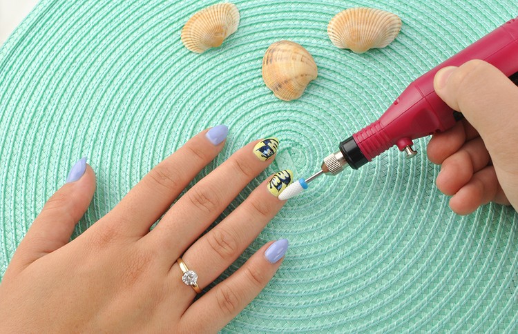 Ceramic Cone Bit F6447 Ø6.0 mm, White (Medium), for Nail Drill (3)