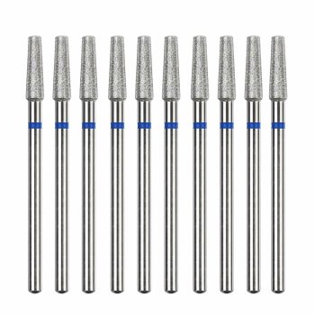 Nail Drill Bits Set 10 pcs Diamond Cuticle Bits for Manicure