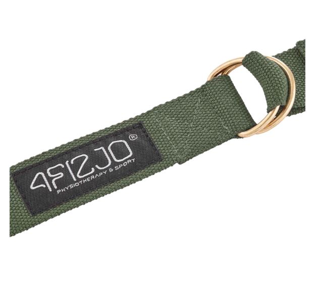 4FIZJO Stretching Belt Yoga Pilates Strap Band, Green (2)