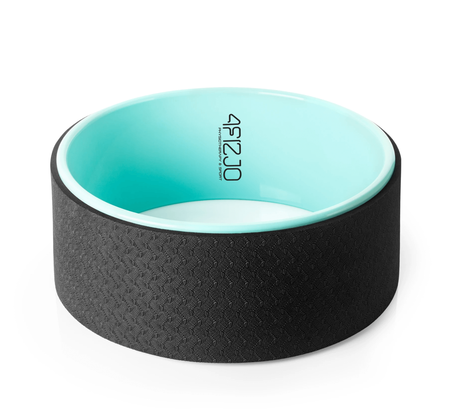 4Fizjo Dharma Yoga Pilates Exercises Wheel Ring Back Roller Stretcher, Turquoise (6)