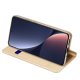Xiaomi 13 Pro DUX DUCIS Skin Pro Auto-absorbed Leather Cell Phone Case Cover, Gold