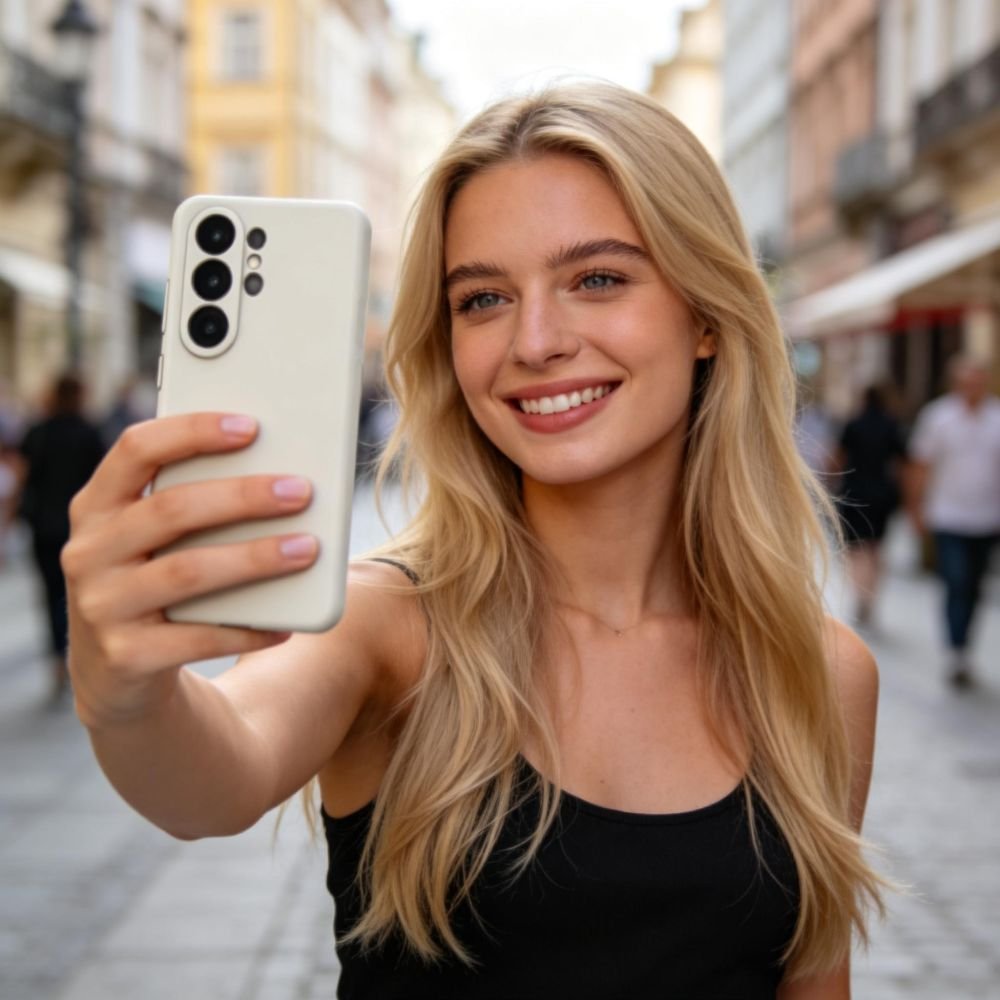 Samsung Galaxy S26 Ultra (SM-S948B/DS) Tech-Protect Silicone MagSafe Case Cover, Beige (1)