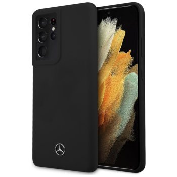 Mercedes MEHCS21LSILBK S21 Ultra G998 black hardcase Silicone Line