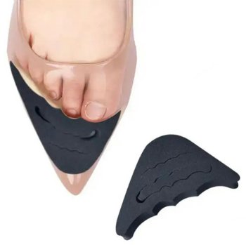 Cushioned Foam Toe Fillers for Shoes, Black