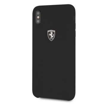 Ferrari iPhone XS Max Case Silicone Off Track, Black