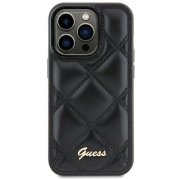 Guess GUHCS23FEPSQSQSK S23 FE S711 black/black hardcase Quilted Metal Logo