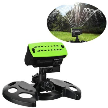 Oscillating Garden Sprinkler Adjustable Range 16 Nozzles
