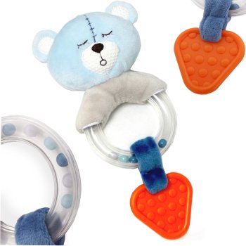 Bear Rattle Teether Toy for Infants and Newborns