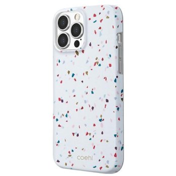 Apple iPhone 13 Pro Max 6,7" Uniq Etui Coehl Terrazzo Case Cover, White