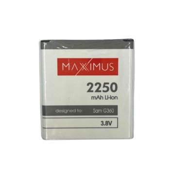 Maxximus Battery for Samsung G360 Core Prime 2250mAh EB-BG360BBC