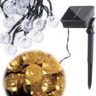 Solar Garden Lights Balls 7m 50LED, Warm white light